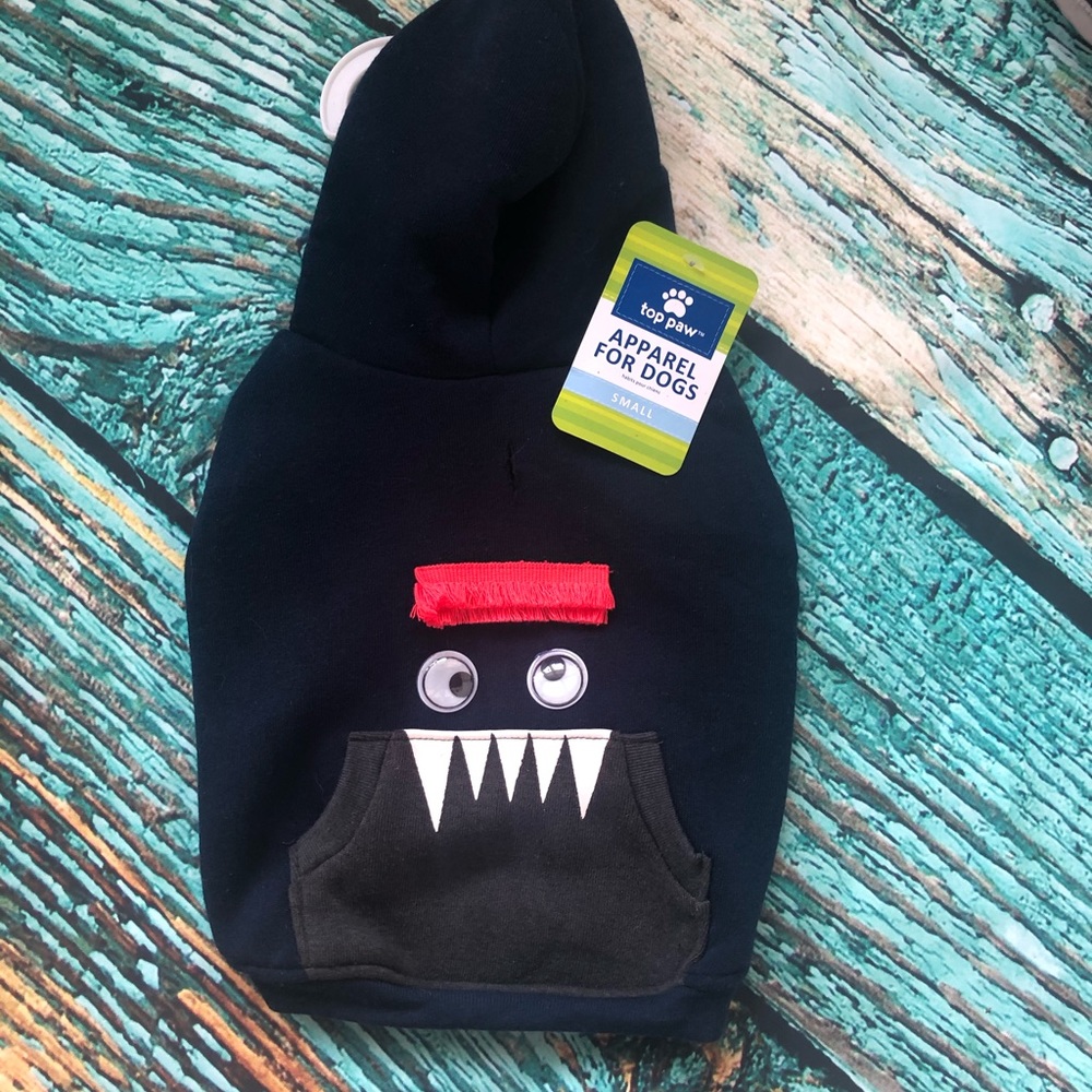 Funny Face Dogs Hoodie- S
